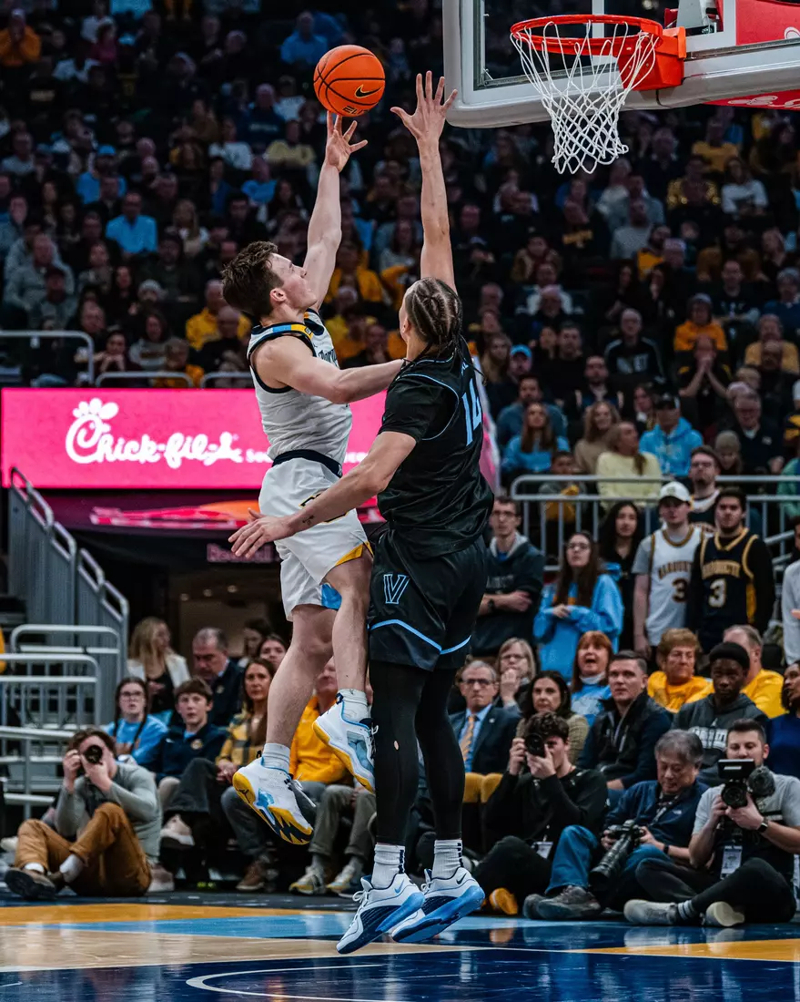 No. 17 Marquette Men's Basketball defeats Villanova 87-74 at Fiserv Forum on Monday January 15, 2024 in Milwaukee, WI.
