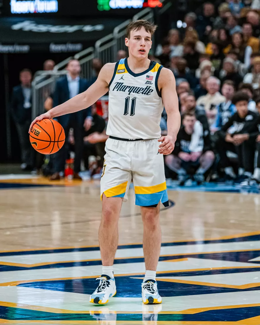 No. 17 Marquette Men's Basketball defeats Villanova 87-74 at Fiserv Forum on Monday January 15, 2024 in Milwaukee, WI.