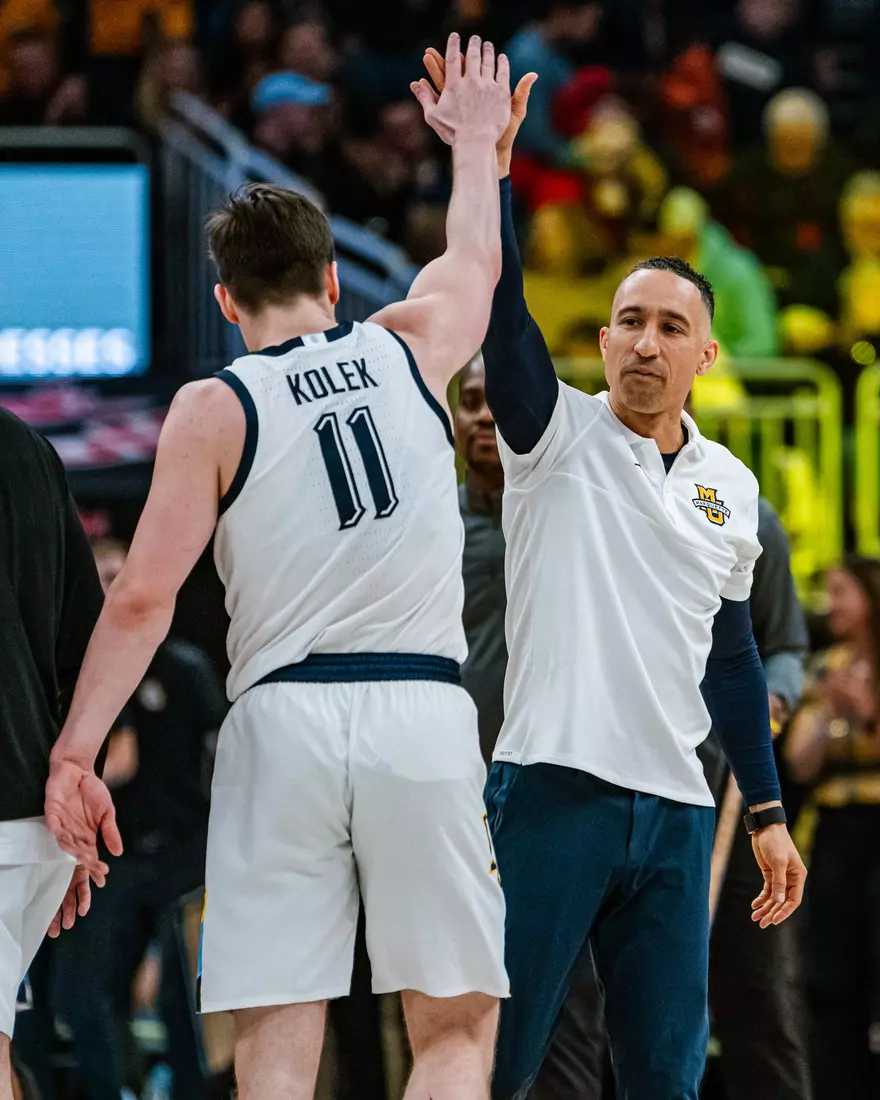 No. 17 Marquette Men's Basketball defeats Villanova 87-74 at Fiserv Forum on Monday January 15, 2024 in Milwaukee, WI.