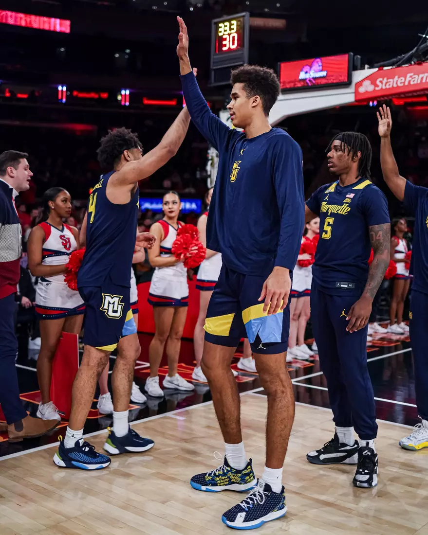 No. 17 Marquette Men's Basketball defeats St. Johns 73-72 at Madison Square Garden on Saturday January 20, 2024 in New York, NY.