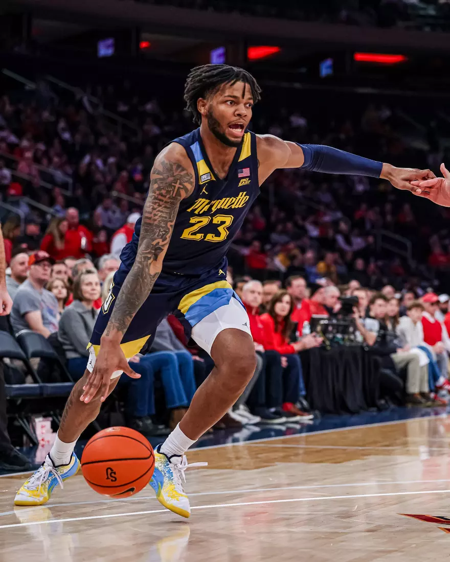 No. 17 Marquette Men's Basketball defeats St. Johns 73-72 at Madison Square Garden on Saturday January 20, 2024 in New York, NY.