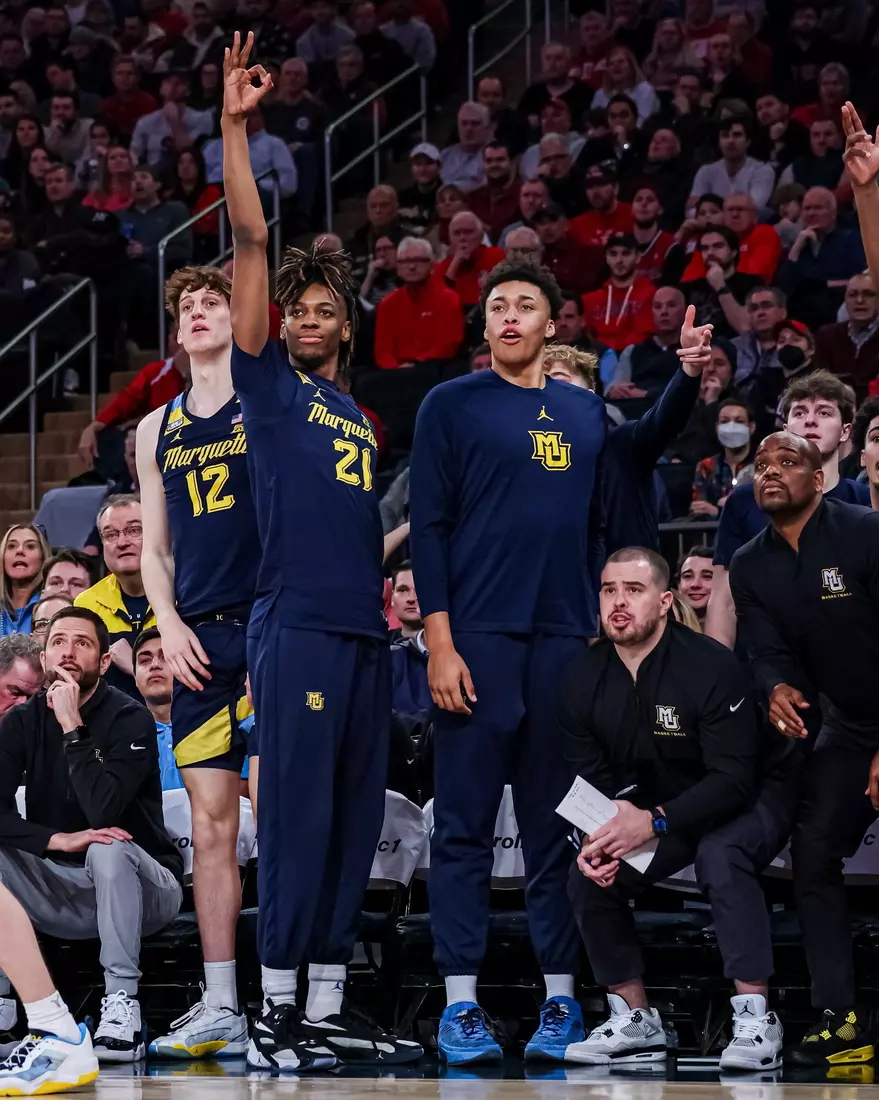 No. 17 Marquette Men's Basketball defeats St. Johns 73-72 at Madison Square Garden on Saturday January 20, 2024 in New York, NY.