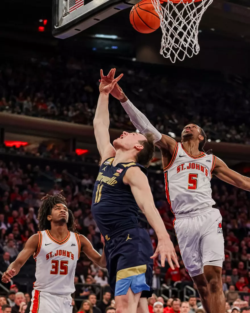 No. 17 Marquette Men's Basketball defeats St. Johns 73-72 at Madison Square Garden on Saturday January 20, 2024 in New York, New York.