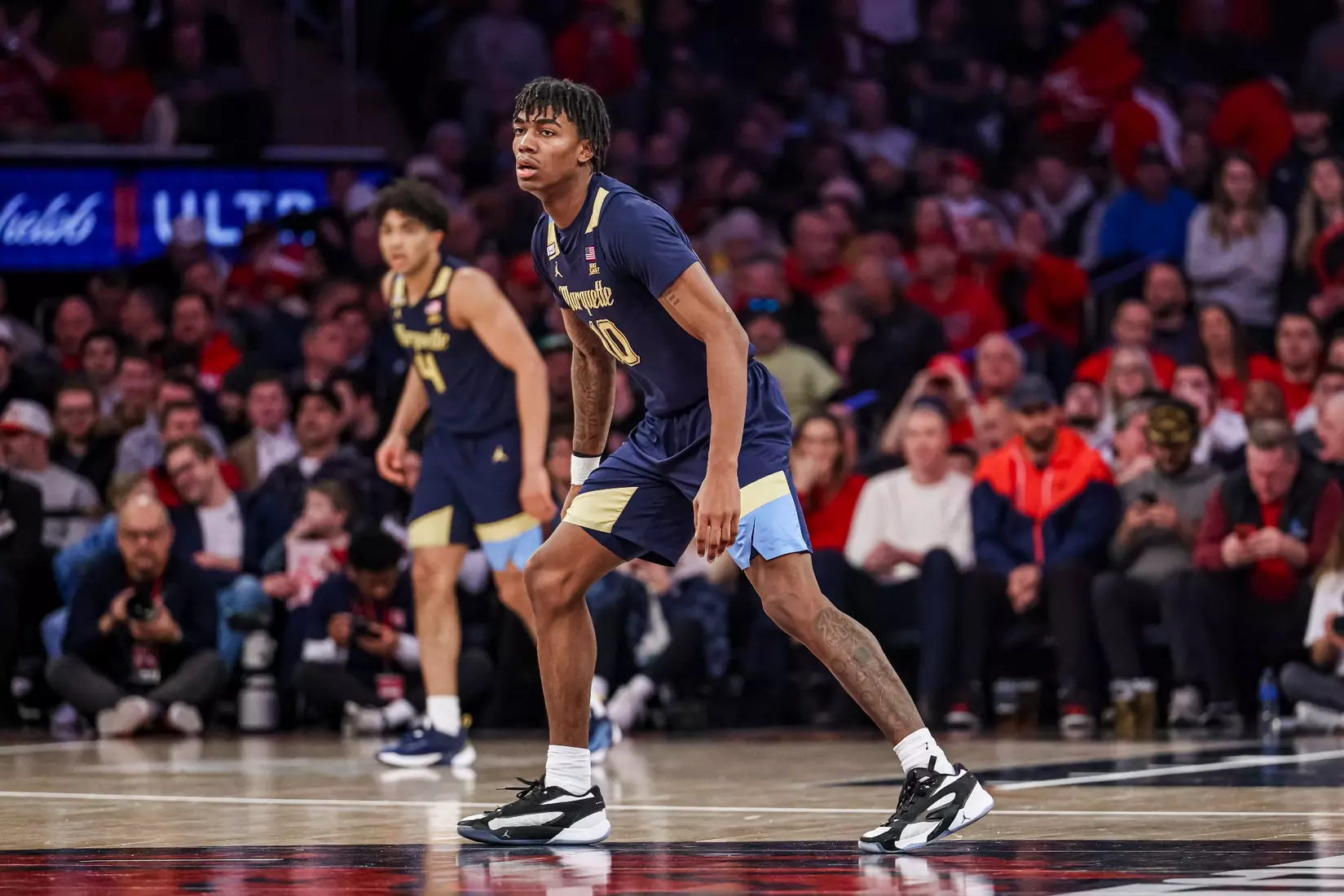 No. 17 Marquette Men's Basketball defeats St. Johns 73-72 at Madison Square Garden on Saturday January 20, 2024 in New York, New York.
