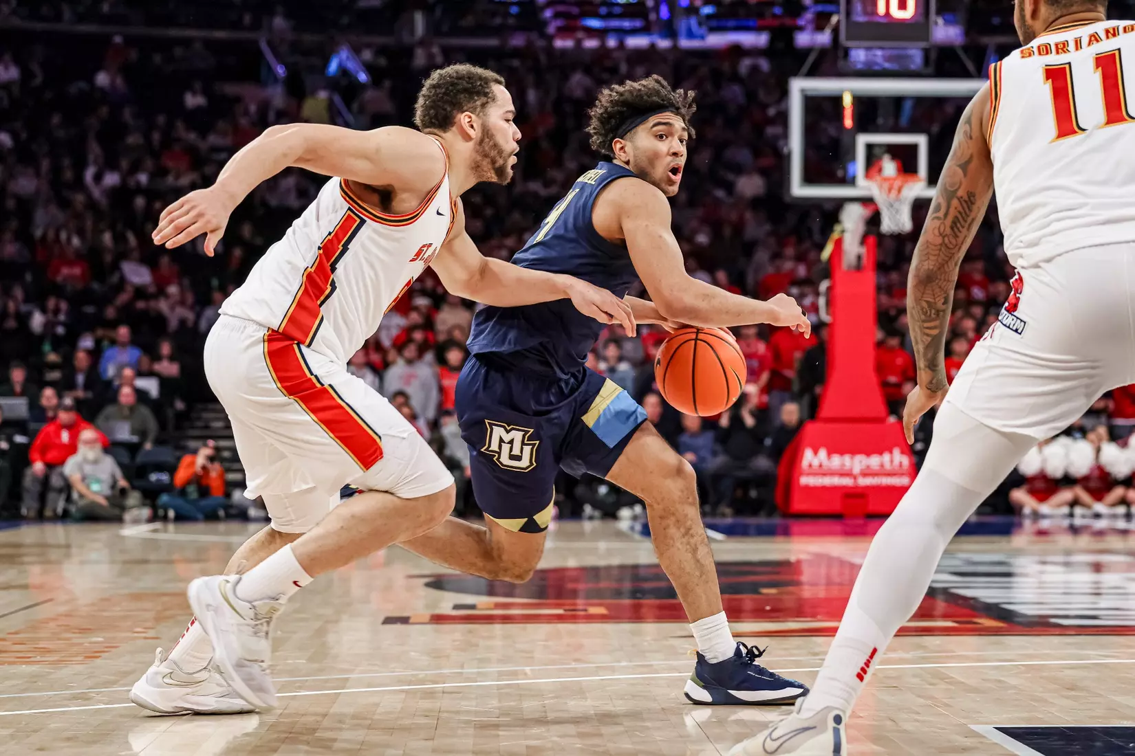 No. 17 Marquette Men's Basketball defeats St. Johns 73-72 at Madison Square Garden on Saturday January 20, 2024 in New York, New York.