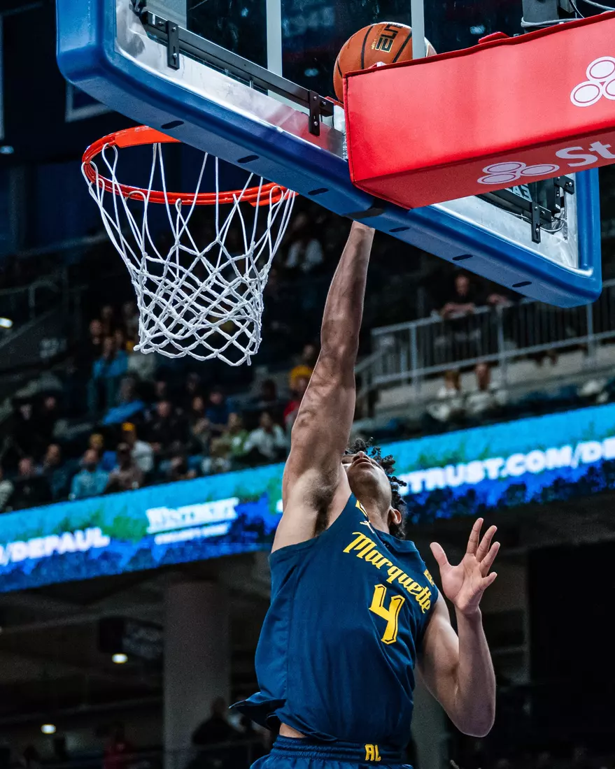 No. 14 Marquette Men's Basketball defeats DePaul 86-73 at Wintrust Arena on Wednesday January 24, 2024 in Chicago, IL.