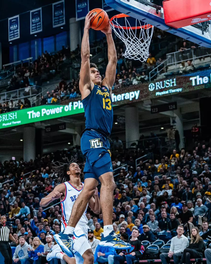 No. 14 Marquette Men's Basketball defeats DePaul 86-73 at Wintrust Arena on Wednesday January 24, 2024 in Chicago, IL.