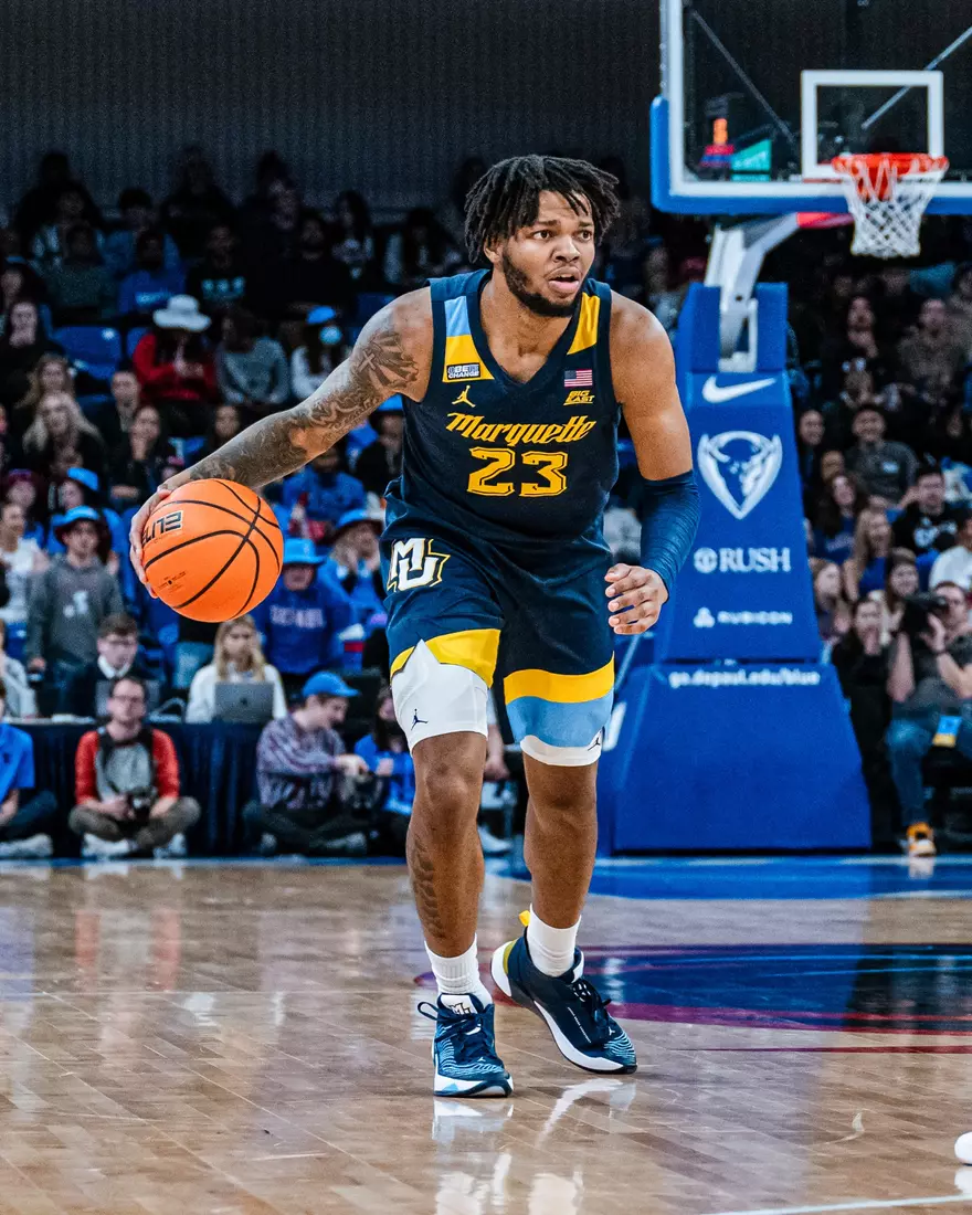 No. 14 Marquette Men's Basketball defeats DePaul 86-73 at Wintrust Arena on Wednesday January 24, 2024 in Chicago, IL.