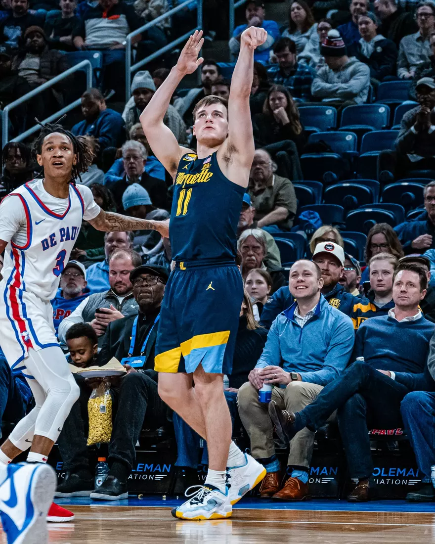 No. 14 Marquette Men's Basketball defeats DePaul 86-73 at Wintrust Arena on Wednesday January 24, 2024 in Chicago, IL.