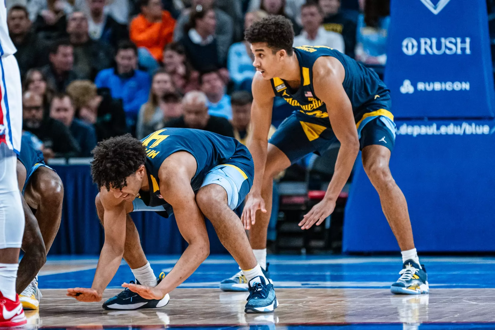 No. 14 Marquette Men's Basketball defeats DePaul 86-73 at Wintrust Arena on Wednesday January 24, 2024 in Chicago, IL.