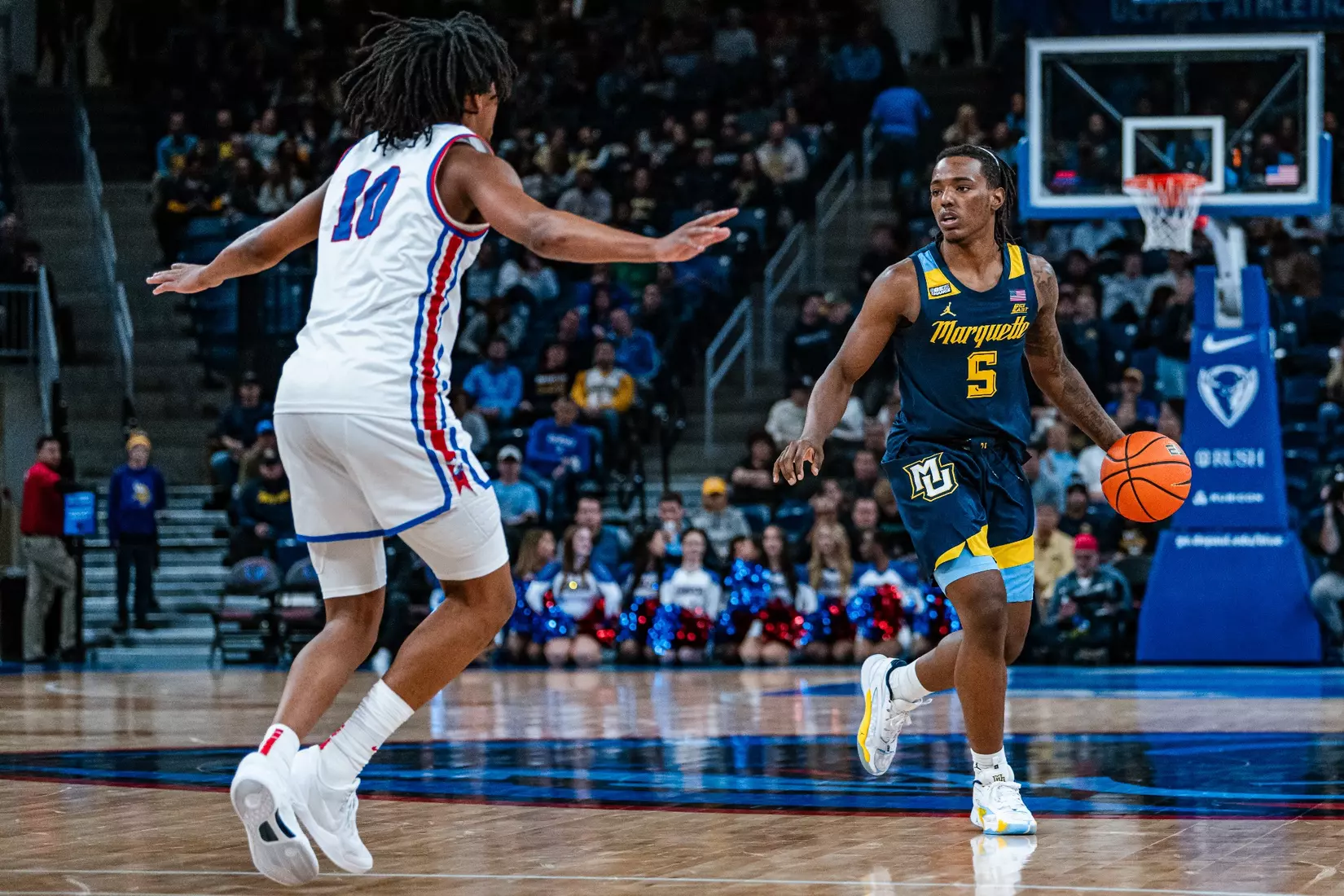 No. 14 Marquette Men's Basketball defeats DePaul 86-73 at Wintrust Arena on Wednesday January 24, 2024 in Chicago, IL.