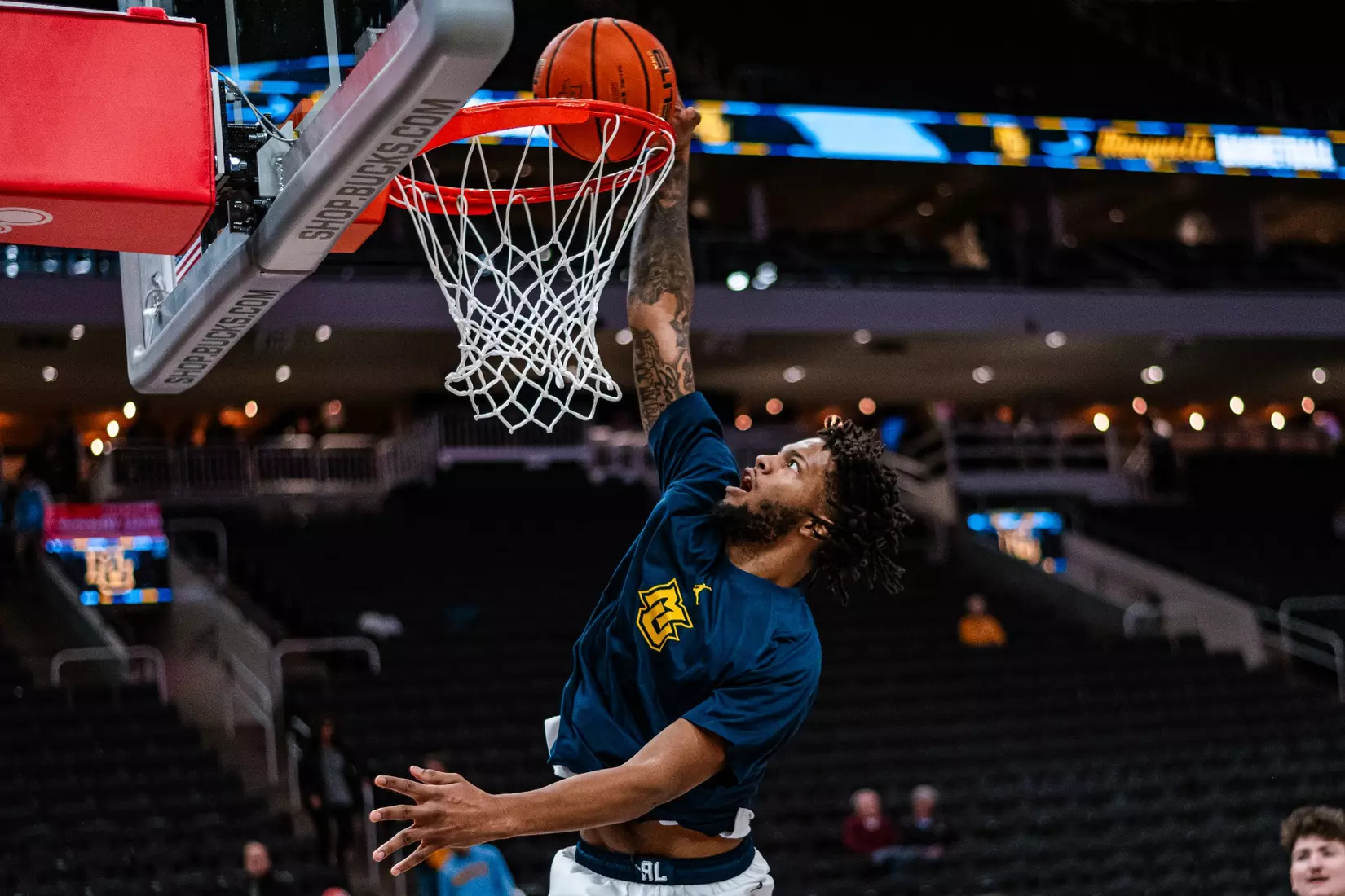 No. 14 Marquette Men's Basketball defeats Seton Hall 75-57 at Fiserv Forum on Saturday January 27, 2024 in Milwaukee, WI.