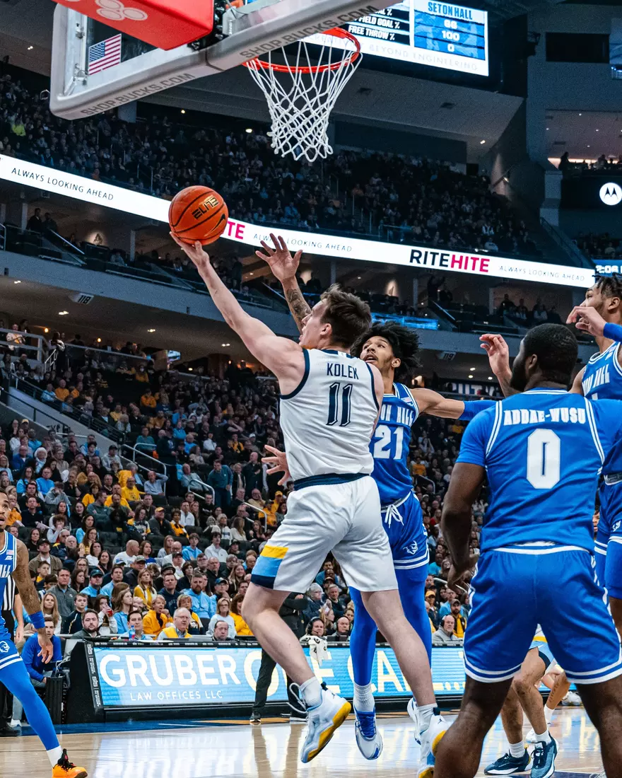 No. 14 Marquette Men's Basketball defeats Seton Hall 75-57 at Fiserv Forum on Saturday January 27, 2024 in Milwaukee, WI.