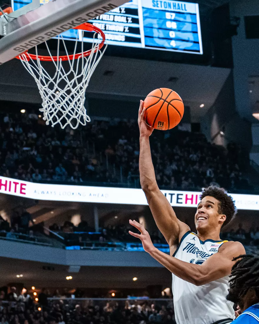 No. 14 Marquette Men's Basketball defeats Seton Hall 75-57 at Fiserv Forum on Saturday January 27, 2024 in Milwaukee, WI.
