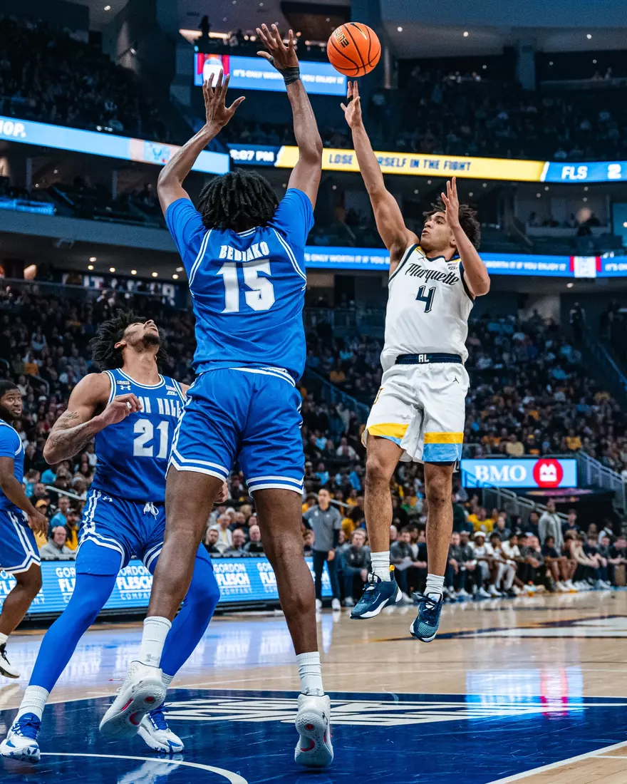 No. 14 Marquette Men's Basketball defeats Seton Hall 75-57 at Fiserv Forum on Saturday January 27, 2024 in Milwaukee, WI.