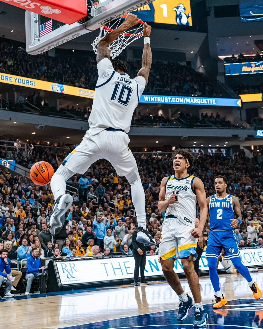 No. 14 Marquette Men's Basketball defeats Seton Hall 75-57 at Fiserv Forum on Saturday January 27, 2024 in Milwaukee, WI.