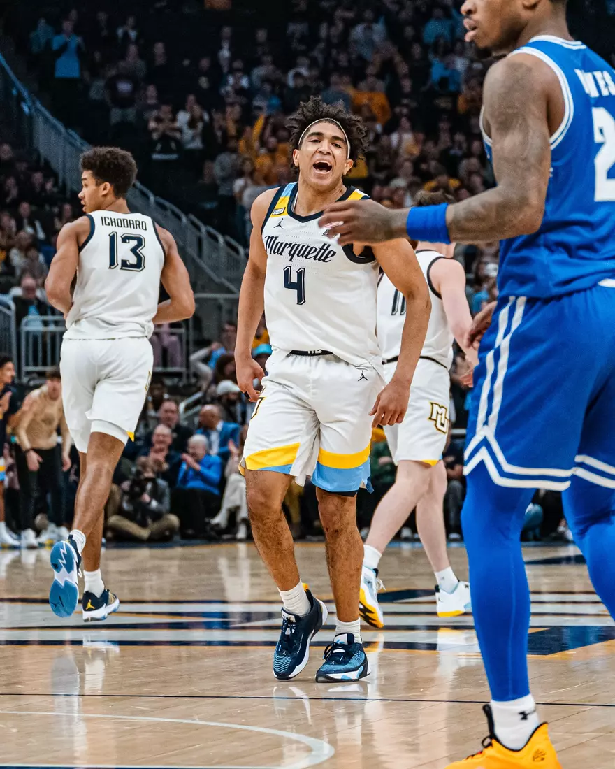 No. 14 Marquette Men's Basketball defeats Seton Hall 75-57 at Fiserv Forum on Saturday January 27, 2024 in Milwaukee, WI.