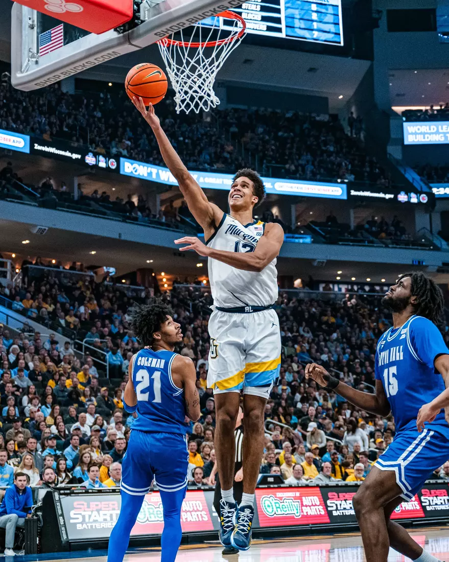 No. 14 Marquette Men's Basketball defeats Seton Hall 75-57 at Fiserv Forum on Saturday January 27, 2024 in Milwaukee, WI.
