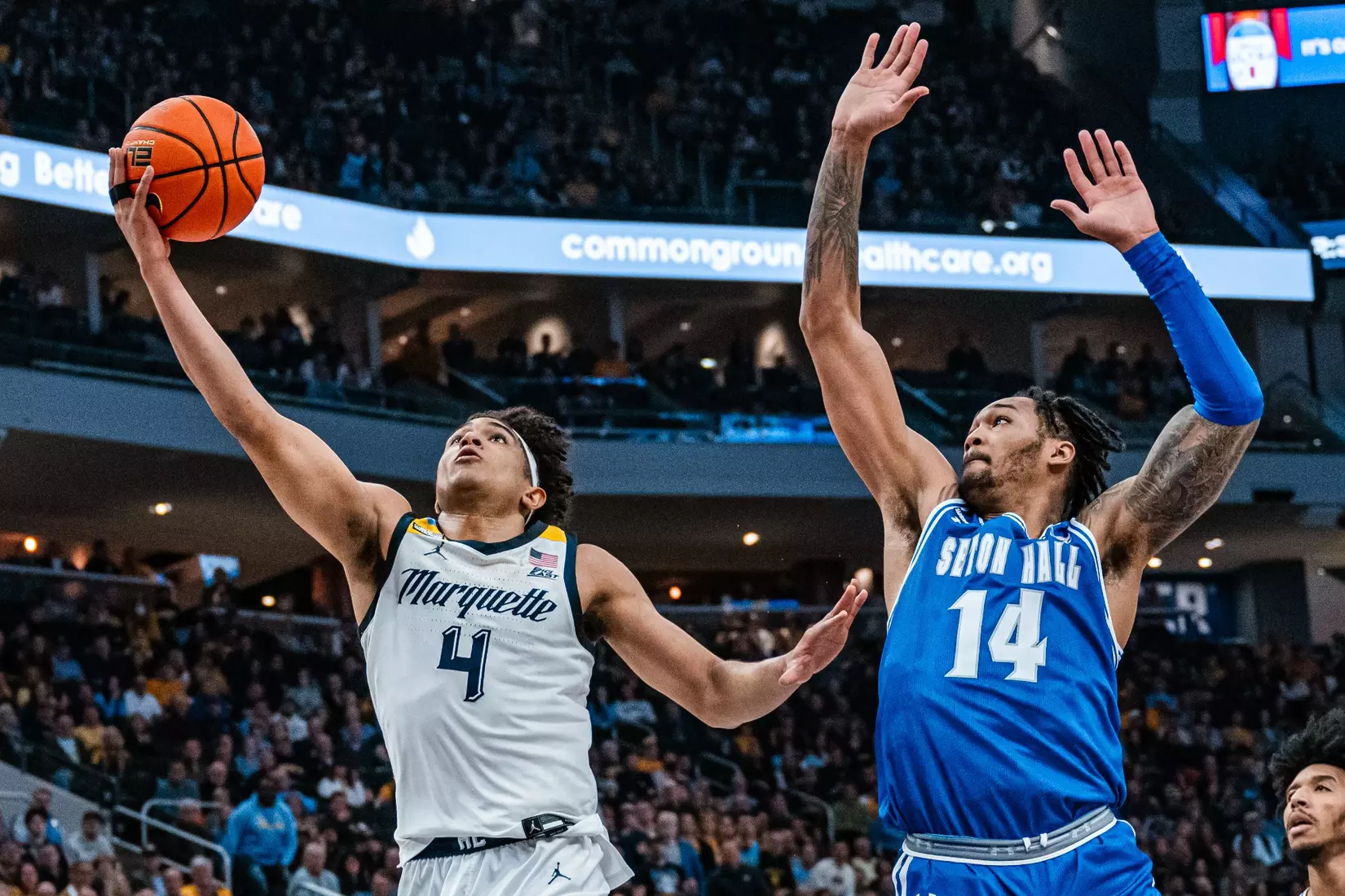 No. 14 Marquette Men's Basketball defeats Seton Hall 75-57 at Fiserv Forum on Saturday January 27, 2024 in Milwaukee, WI.