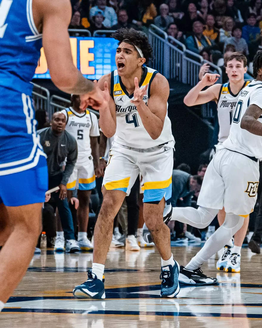 No. 14 Marquette Men's Basketball defeats Seton Hall 75-57 at Fiserv Forum on Saturday January 27, 2024 in Milwaukee, WI.