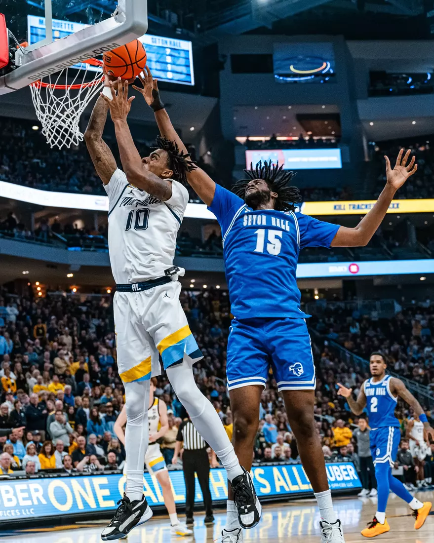 No. 14 Marquette Men's Basketball defeats Seton Hall 75-57 at Fiserv Forum on Saturday January 27, 2024 in Milwaukee, WI.