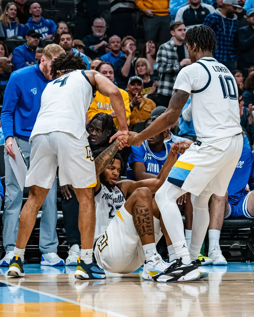 No. 14 Marquette Men's Basketball defeats Seton Hall 75-57 at Fiserv Forum on Saturday January 27, 2024 in Milwaukee, WI.