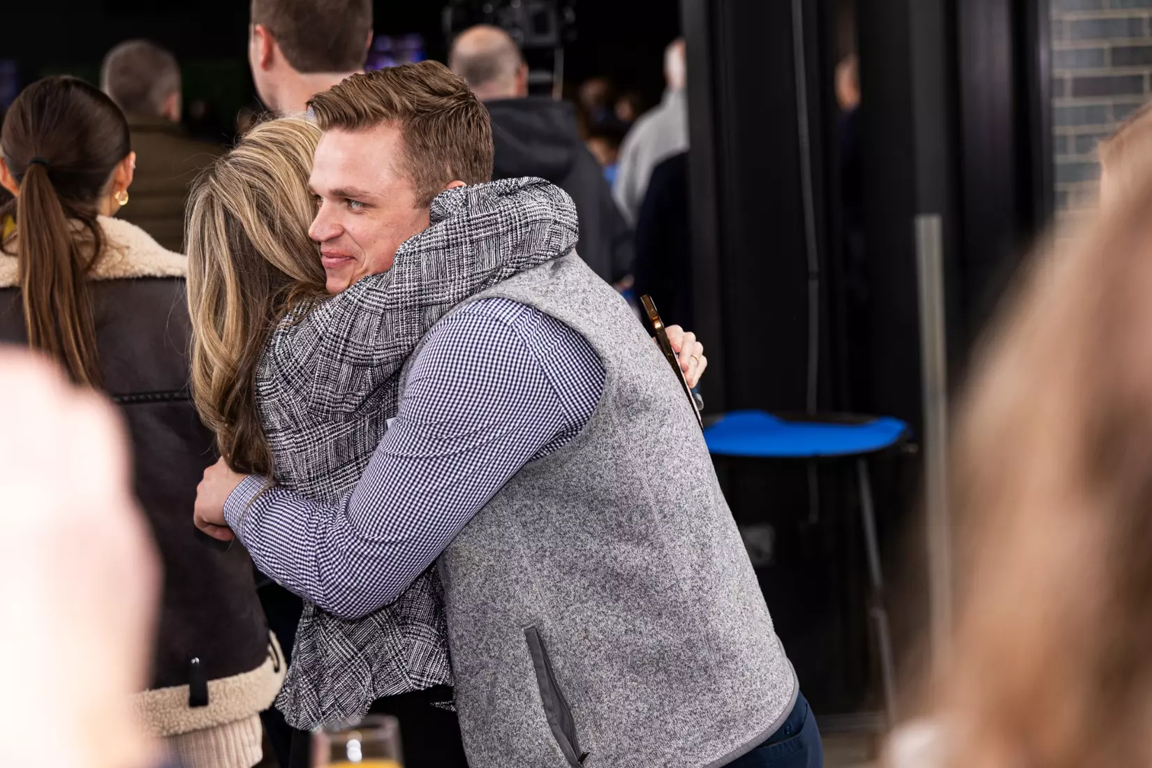 Members of the 2024 M Club HOF gather at The Gather outside of Fiserv Forum on Saturday January 27, 2024, in Milwaukee, WI.