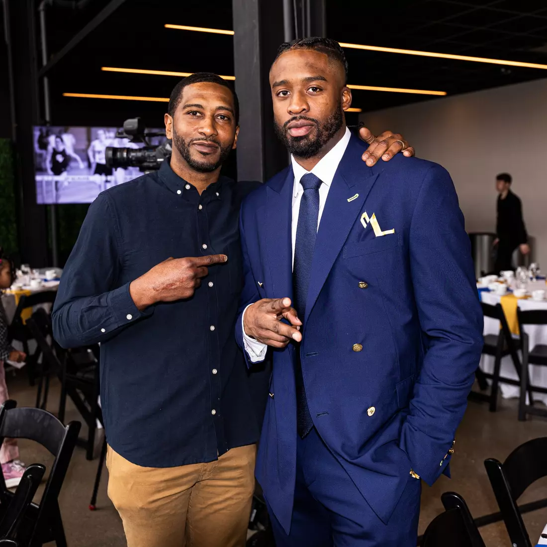 Members of the 2024 M Club HOF gather at The Gather outside of Fiserv Forum on Saturday January 27, 2024, in Milwaukee, WI.