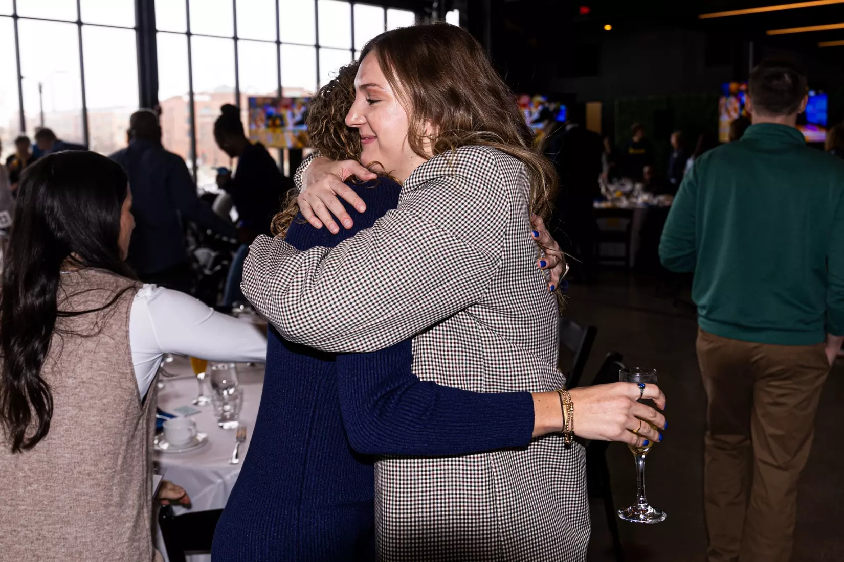 Members of the 2024 M Club HOF gather at The Gather outside of Fiserv Forum on Saturday January 27, 2024, in Milwaukee, WI.