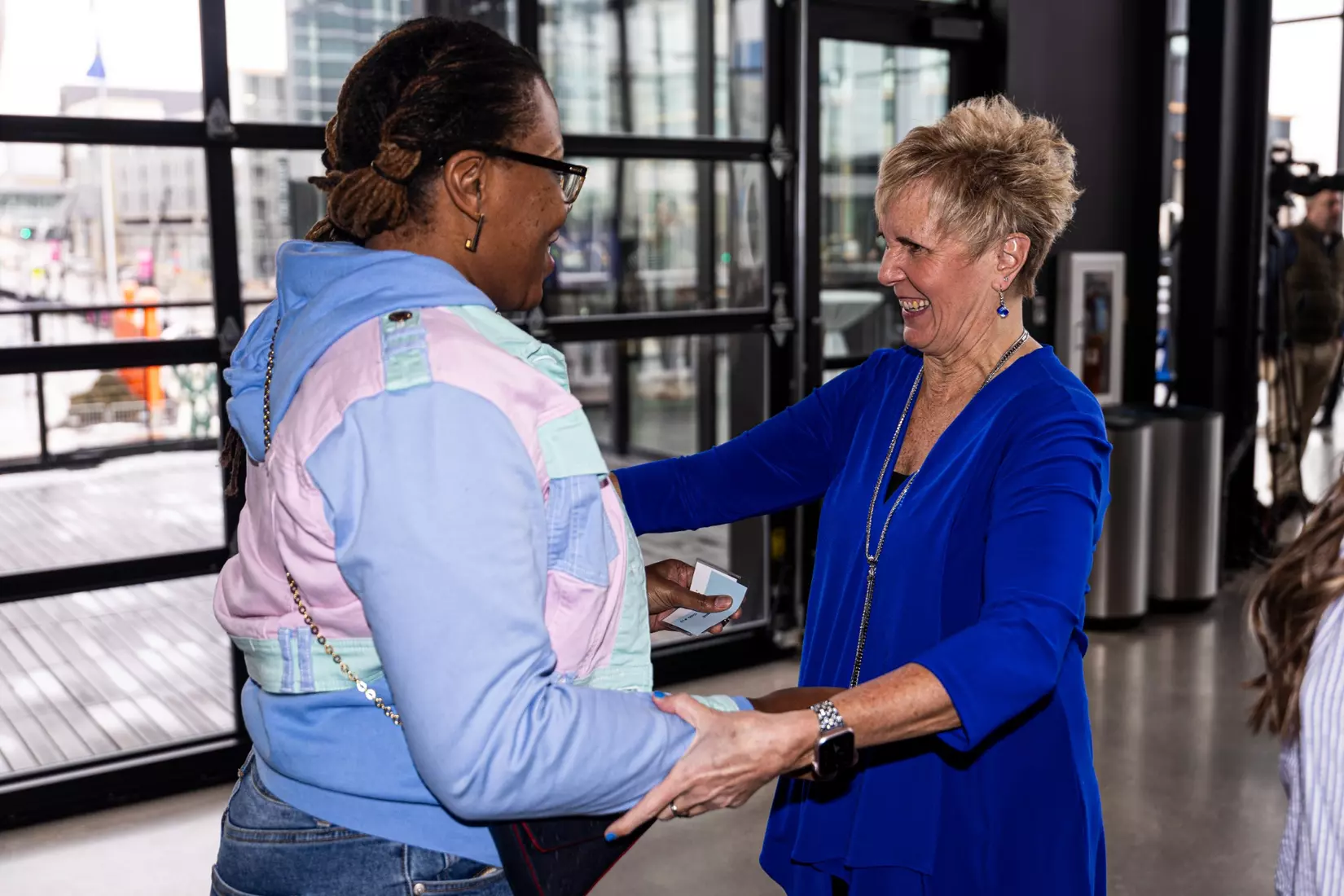 Members of the 2024 M Club HOF gather at The Gather outside of Fiserv Forum on Saturday January 27, 2024, in Milwaukee, WI.