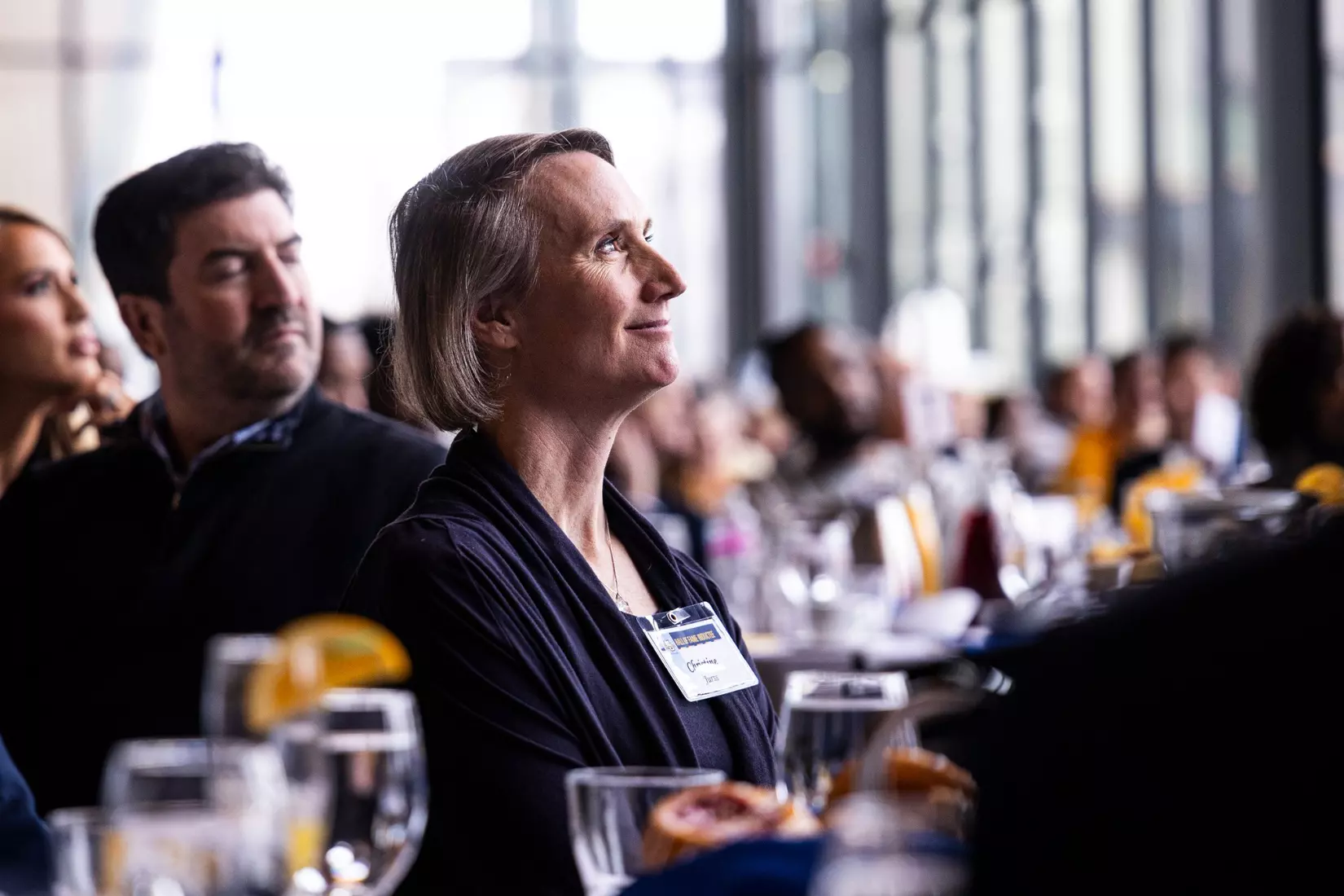 Members of the 2024 M Club HOF gather at The Gather outside of Fiserv Forum on Saturday January 27, 2024, in Milwaukee, WI.