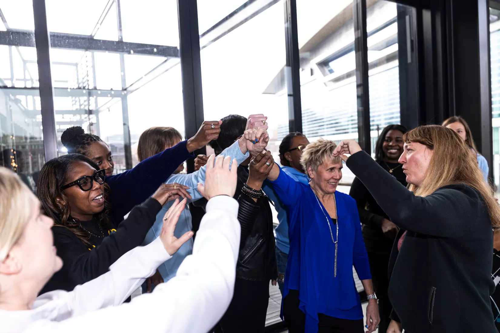 Members of the 2024 M Club HOF gather at The Gather outside of Fiserv Forum on Saturday January 27, 2024, in Milwaukee, WI.