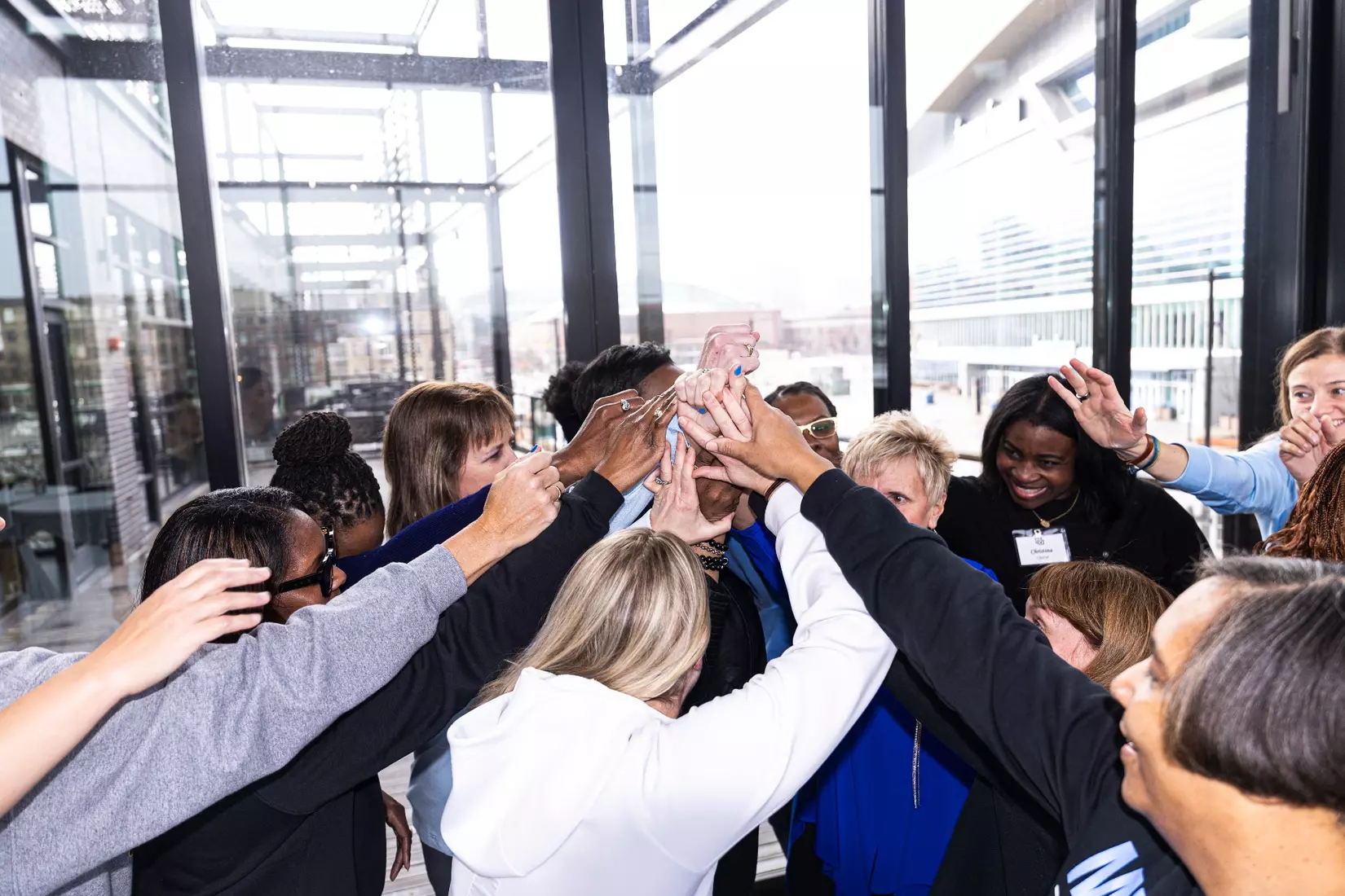 Members of the 2024 M Club HOF gather at The Gather outside of Fiserv Forum on Saturday January 27, 2024, in Milwaukee, WI.