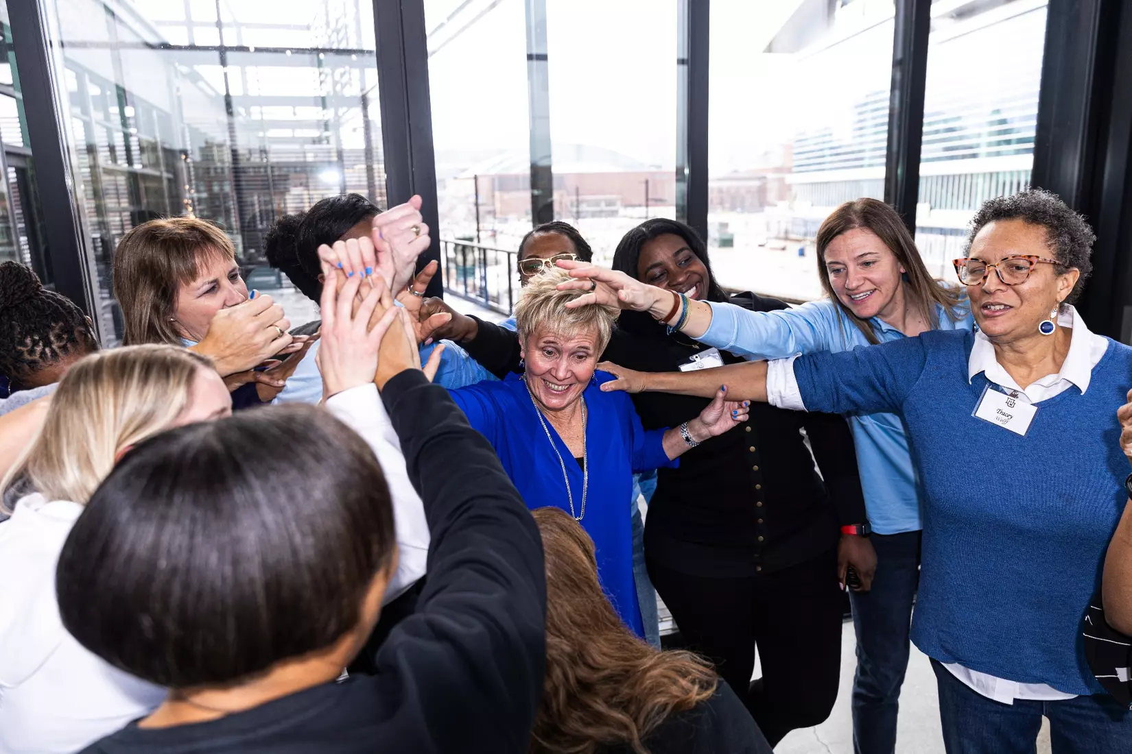 Members of the 2024 M Club HOF gather at The Gather outside of Fiserv Forum on Saturday January 27, 2024, in Milwaukee, WI.