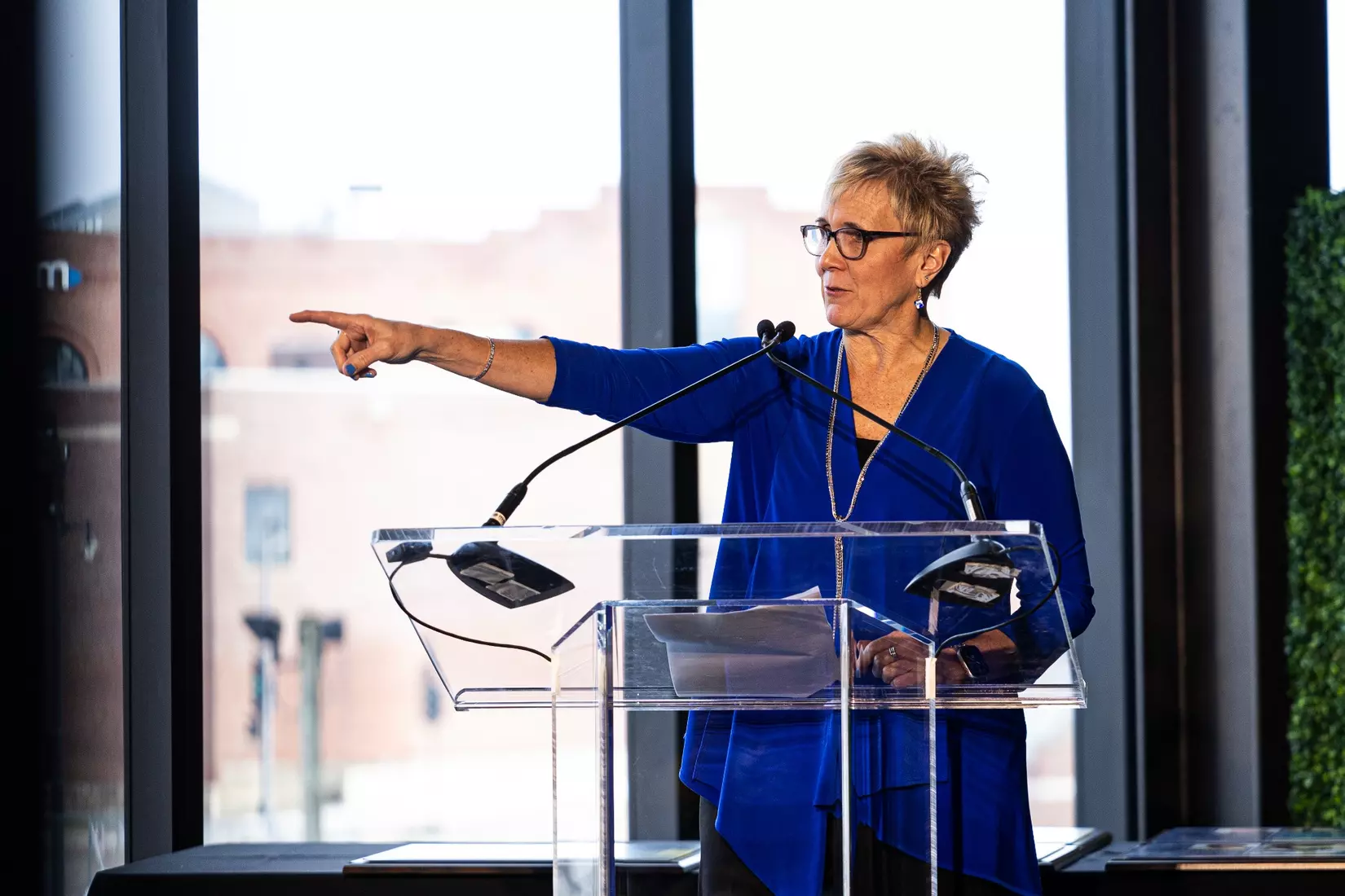 Members of the 2024 M Club HOF gather at The Gather outside of Fiserv Forum on Saturday January 27, 2024, in Milwaukee, WI.