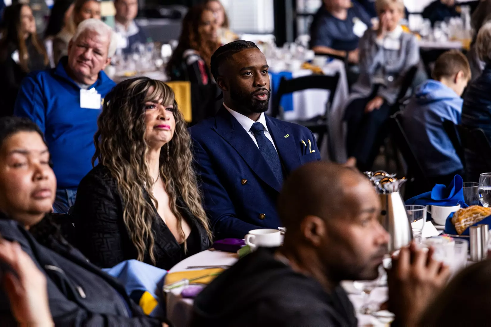 Members of the 2024 M Club HOF gather at The Gather outside of Fiserv Forum on Saturday January 27, 2024, in Milwaukee, WI.