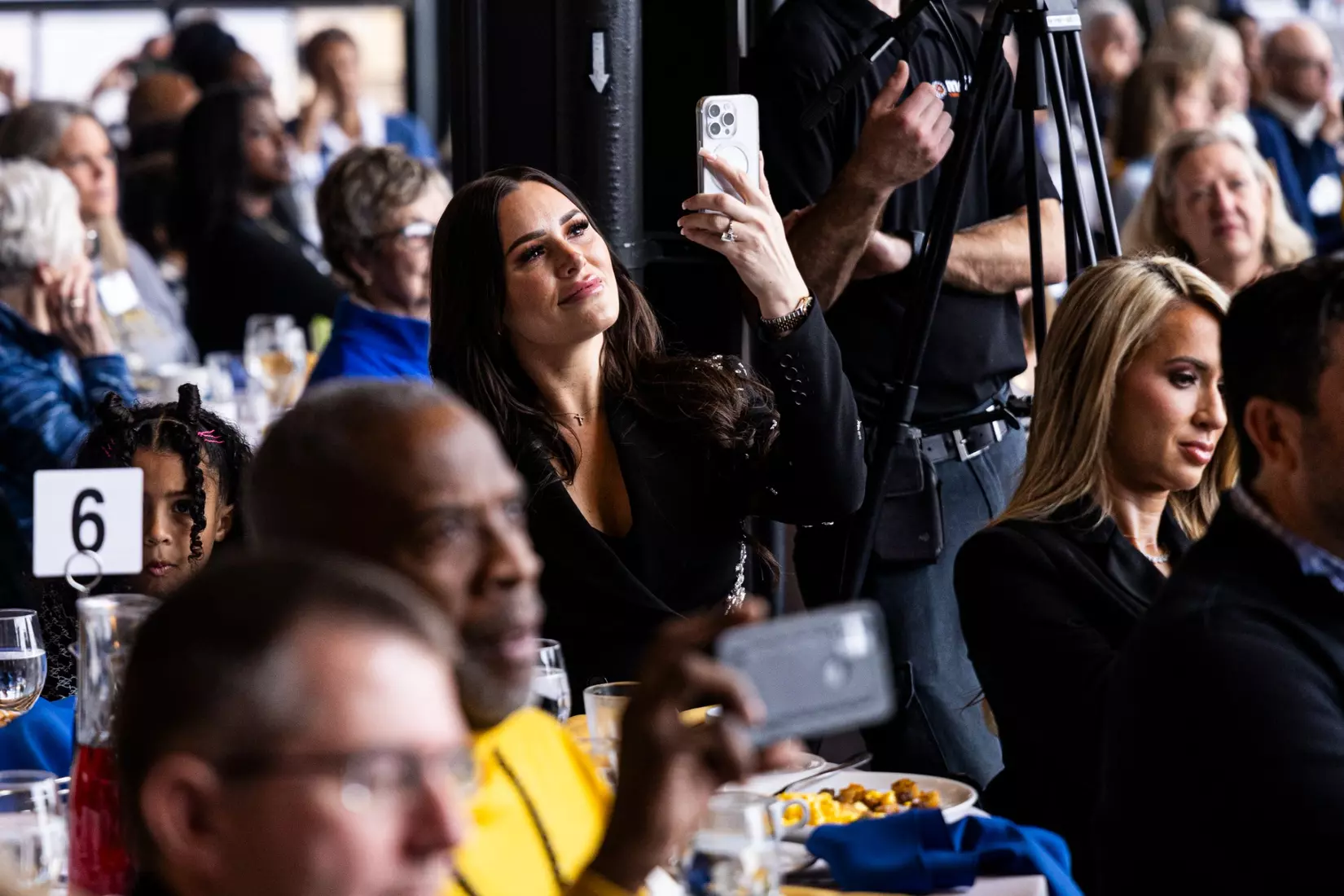 Members of the 2024 M Club HOF gather at The Gather outside of Fiserv Forum on Saturday January 27, 2024, in Milwaukee, WI.