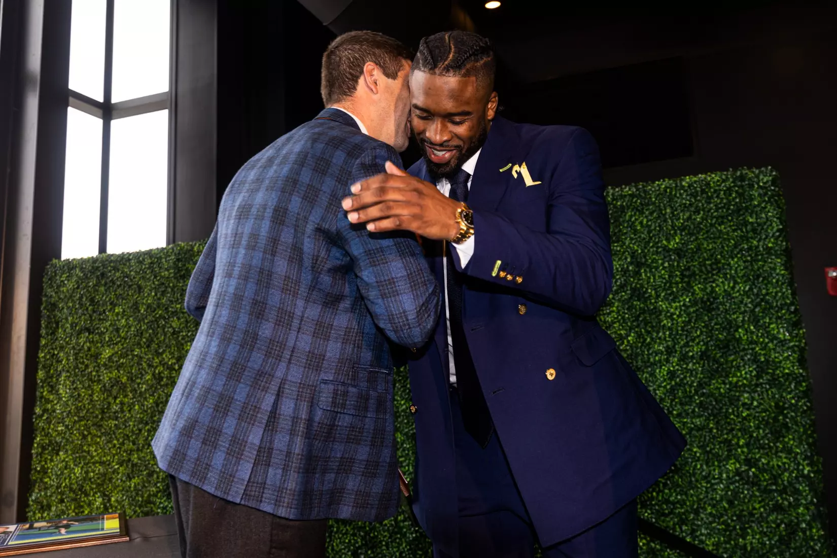 Members of the 2024 M Club HOF gather at The Gather outside of Fiserv Forum on Saturday January 27, 2024, in Milwaukee, WI.