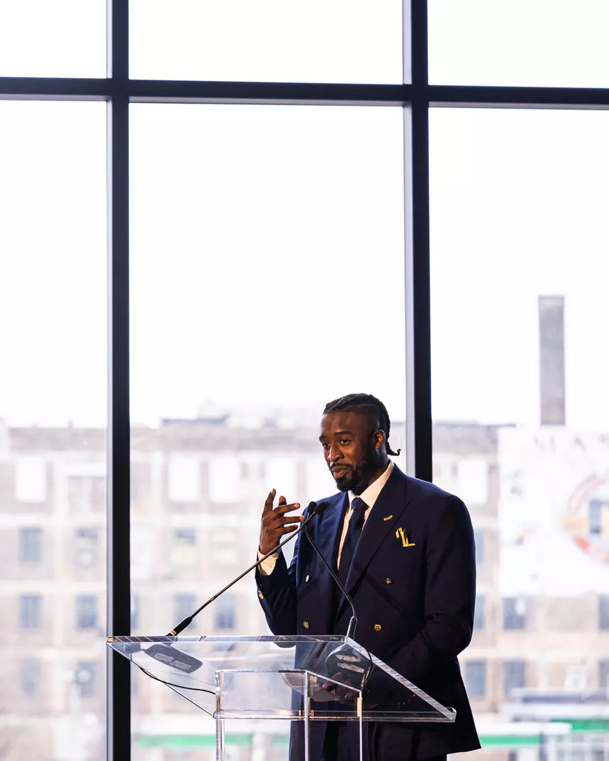 Members of the 2024 M Club HOF gather at The Gather outside of Fiserv Forum on Saturday January 27, 2024, in Milwaukee, WI.