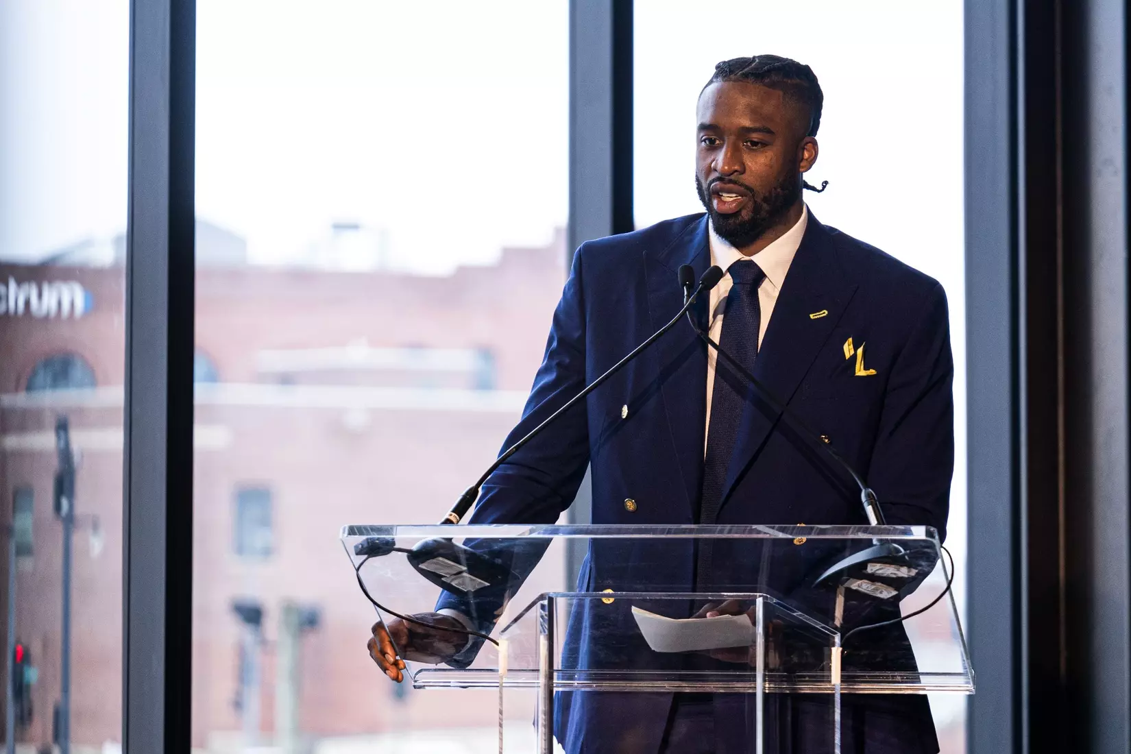 Members of the 2024 M Club HOF gather at The Gather outside of Fiserv Forum on Saturday January 27, 2024, in Milwaukee, WI.