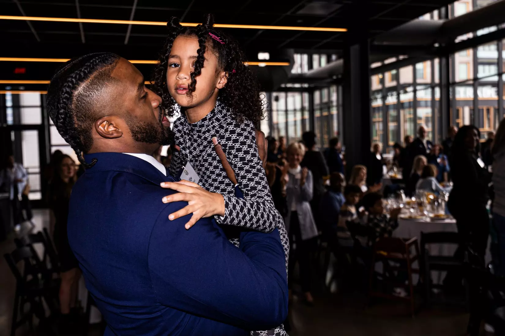 Members of the 2024 M Club HOF gather at The Gather outside of Fiserv Forum on Saturday January 27, 2024, in Milwaukee, WI.