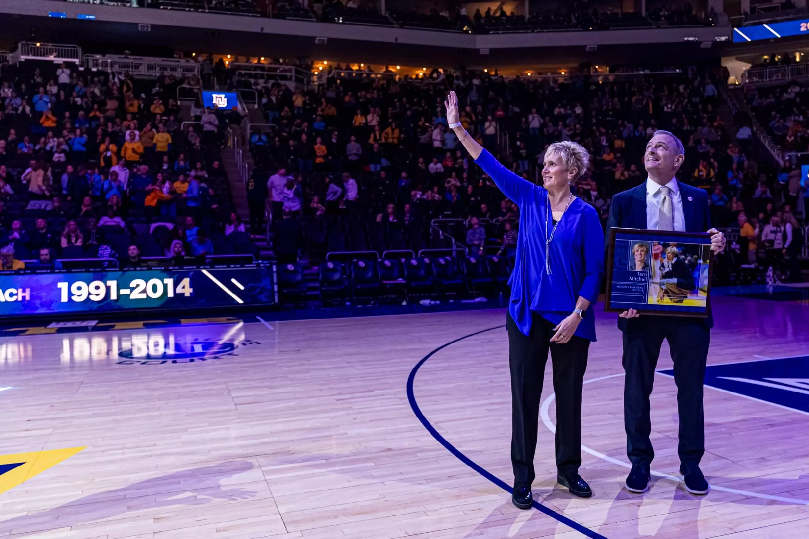 Members of the 2024 M Club HOF gather at The Gather outside of Fiserv Forum on Saturday January 27, 2024, in Milwaukee, WI.