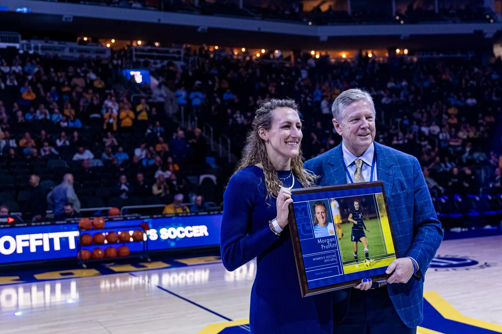 Members of the 2024 M Club HOF gather at The Gather outside of Fiserv Forum on Saturday January 27, 2024, in Milwaukee, WI.