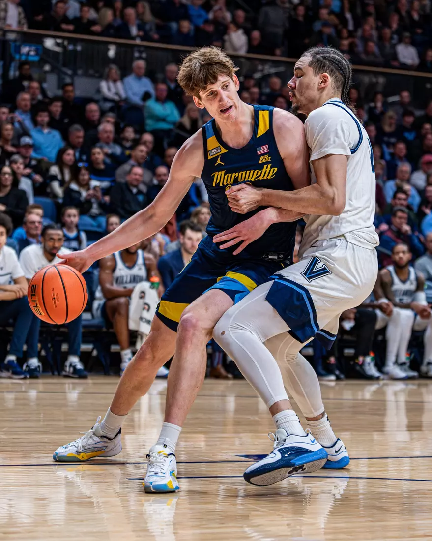 No. 9 Marquette defeats Villanova 85-80 at Finneran Pavillion on Tuesday January 30, 2024 in Villanova, Pennslyvania.
