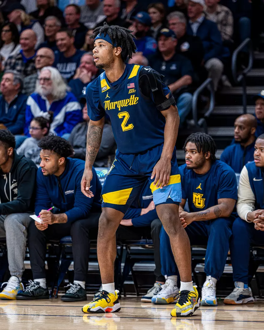 No. 9 Marquette defeats Villanova 85-80 at Finneran Pavillion on Tuesday January 30, 2024 in Villanova, Pennslyvania.