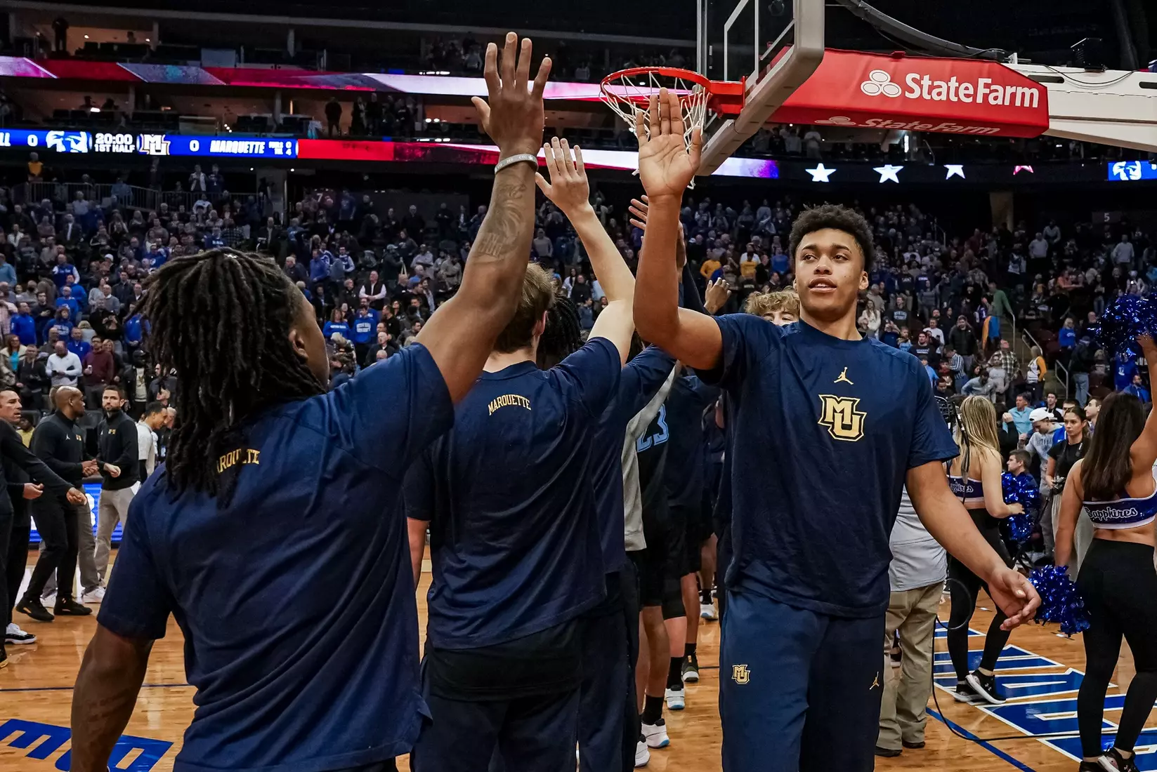No. 7 Marquette Basketball falls to Seton Hall 78-75 at Prudential Center on Saturday January 6, 2023 in Newwark, NJ.