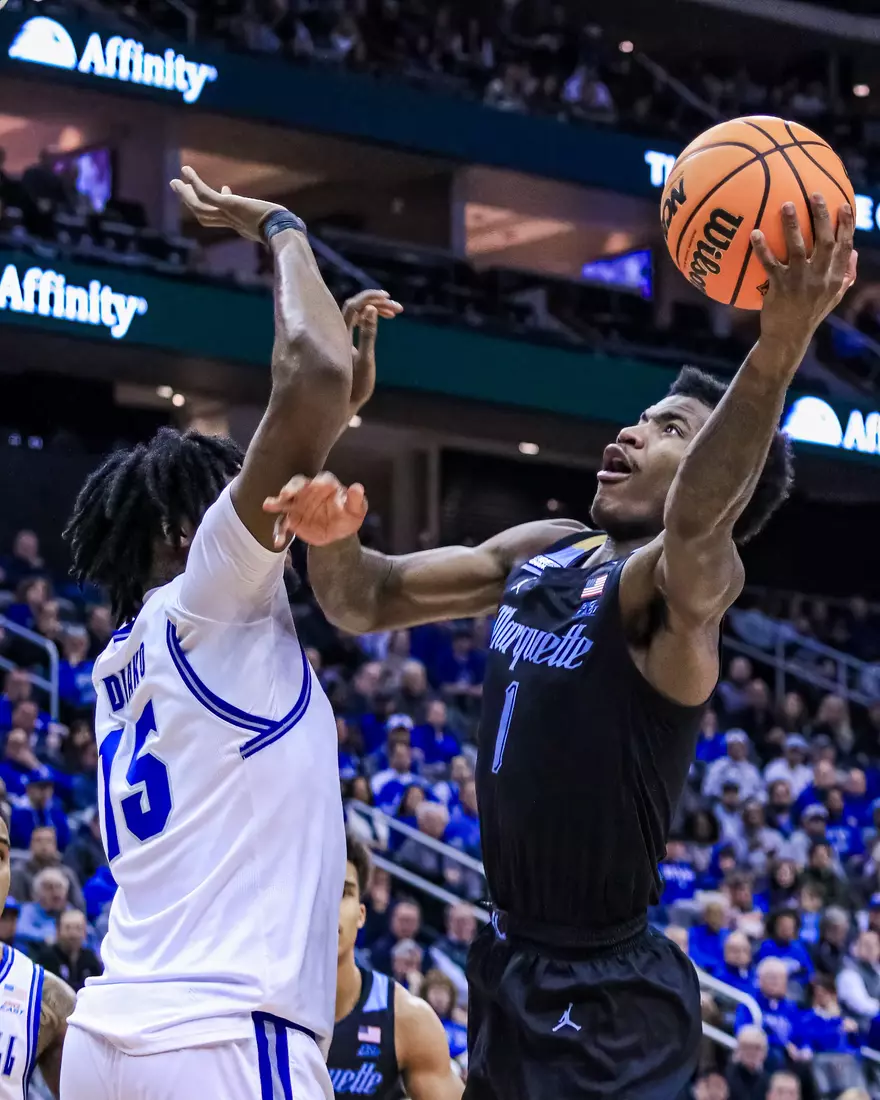 No. 7 Marquette Basketball falls to Seton Hall 78-75 at Prudential Center on Saturday January 6, 2023 in Newwark, NJ.