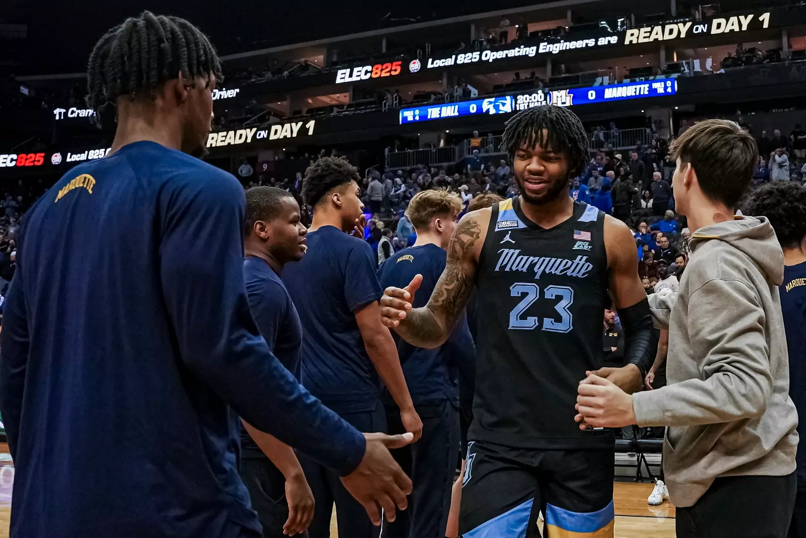 No. 7 Marquette Basketball falls to Seton Hall 78-75 at Prudential Center on Saturday January 6, 2023 in Newwark, NJ.