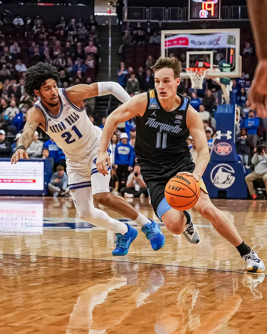 No. 7 Marquette Basketball falls to Seton Hall 78-75 at Prudential Center on Saturday January 6, 2023 in Newwark, NJ.