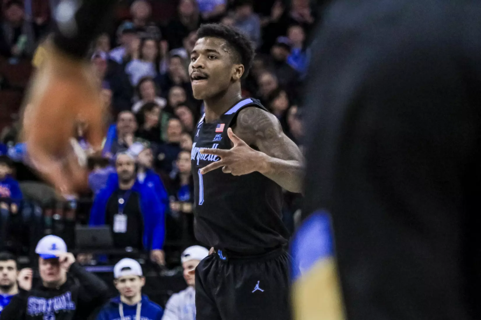 No. 7 Marquette Basketball falls to Seton Hall 78-75 at Prudential Center on Saturday January 6, 2023 in Newwark, NJ.